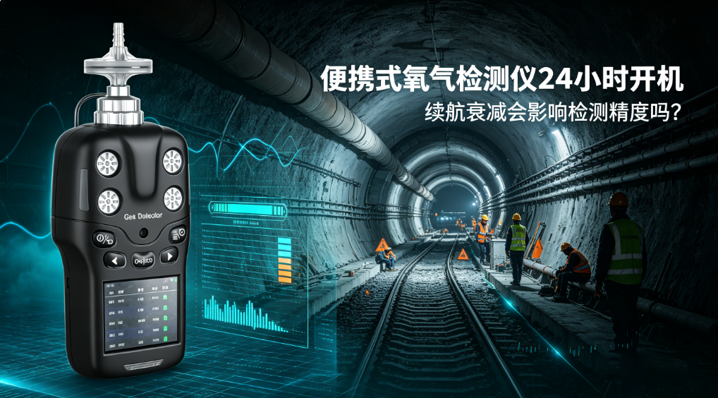 便携式氧气浓度检测仪24小时持续开机，电量衰减会影响检测精度吗