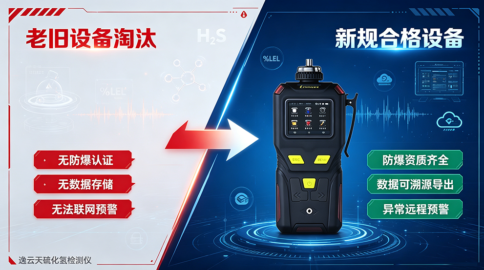  2026新规双重收紧！硫化氢检测仪告别“摆设化”，三项硬性验收标准倒逼老旧设备全面淘汰