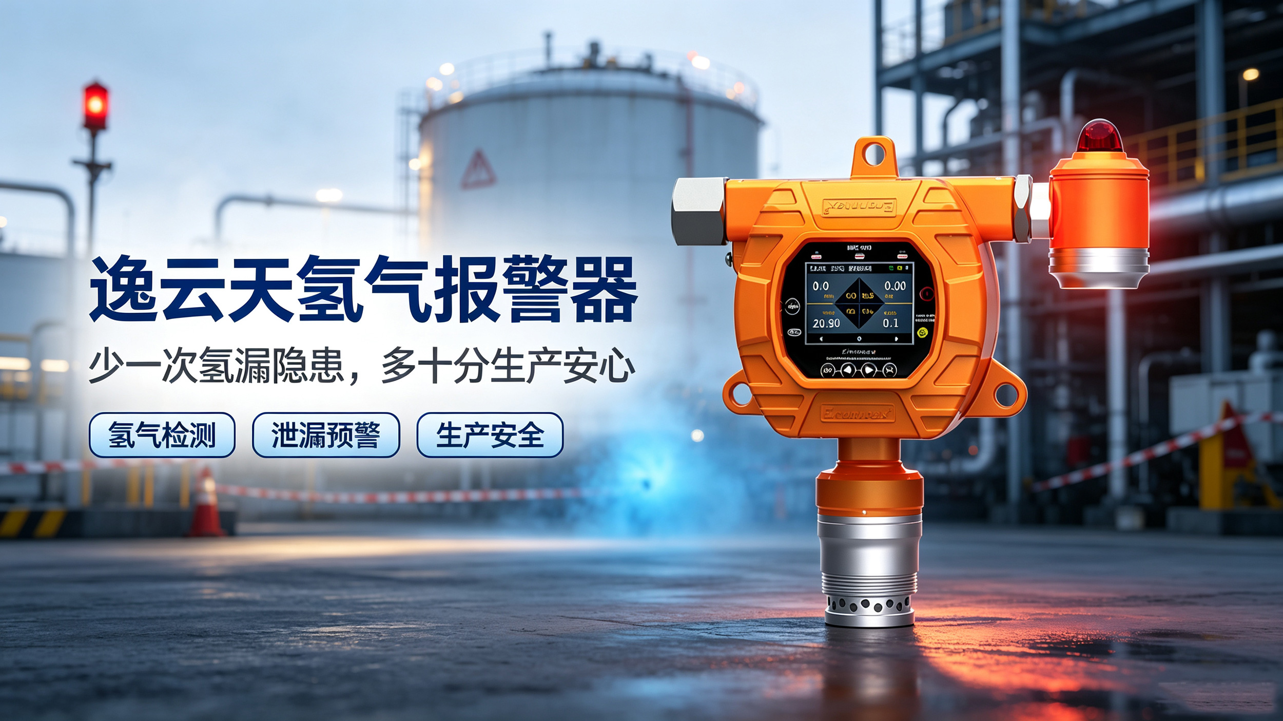 少一次氢漏隐患，多十分生产安心，这份氢气报警器推荐清单值得收藏